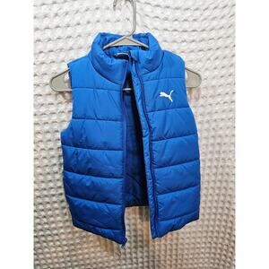 Boys size S 7/8 Puma Puffer Vest with pockets